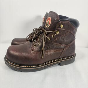Irish Setter Red Wing Farmington 6" Steel Toe Work Boots Men's 8.5